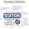 Signmission Wheels Must Be Chocked OSHA Notice Sign, Vinyl Decal, 5in W x 3.5in L, 2PK OS-2PACK-NS-D-35-L-16909 - alternate 4